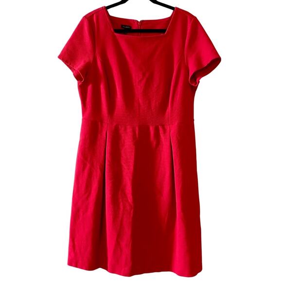 Talbots Pink Short Sleeve Sheath Knee Length Dress size 14 - Picture 1 of 8